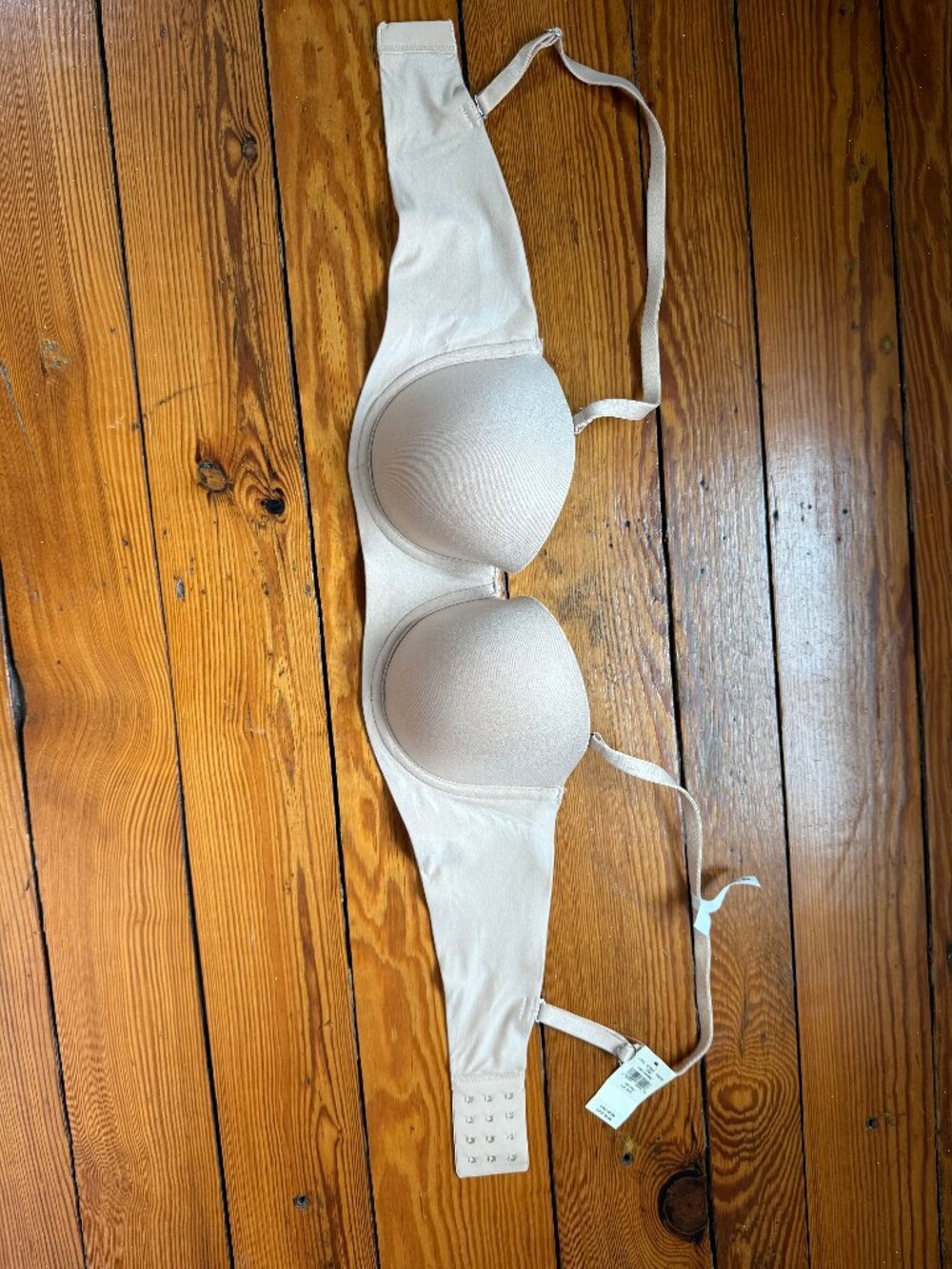 Aerie Sunnie Strapless Bra 34C Nude Beige NWT